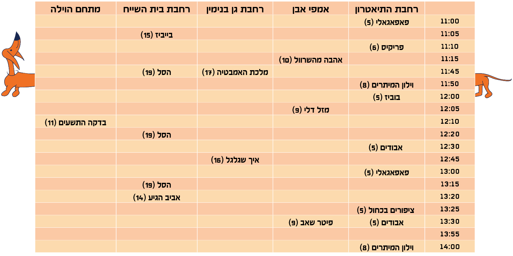 לוז רחוב יום שלישי